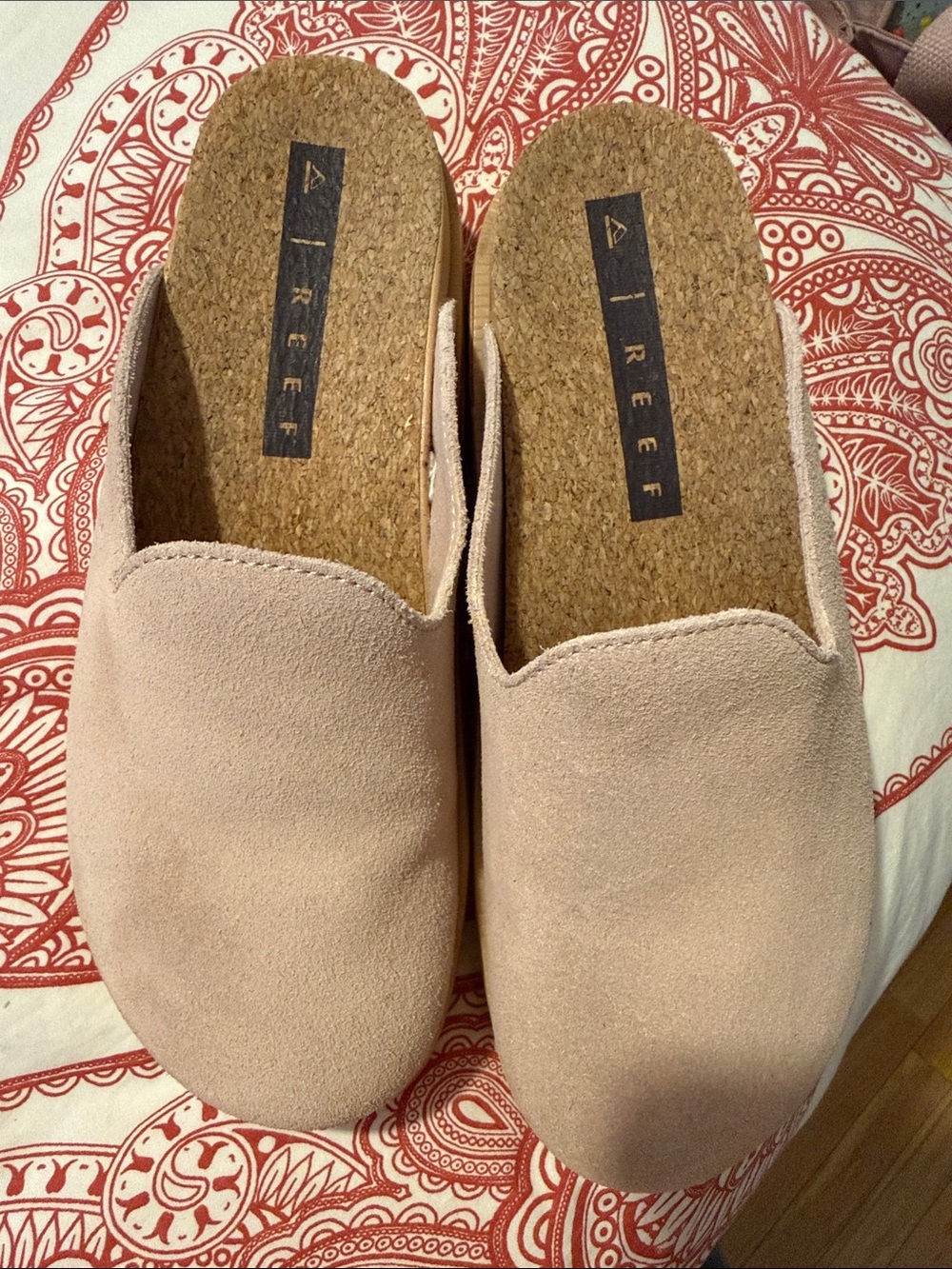 Reef Women's Vista Skye Slip-On Cork-Style Mules